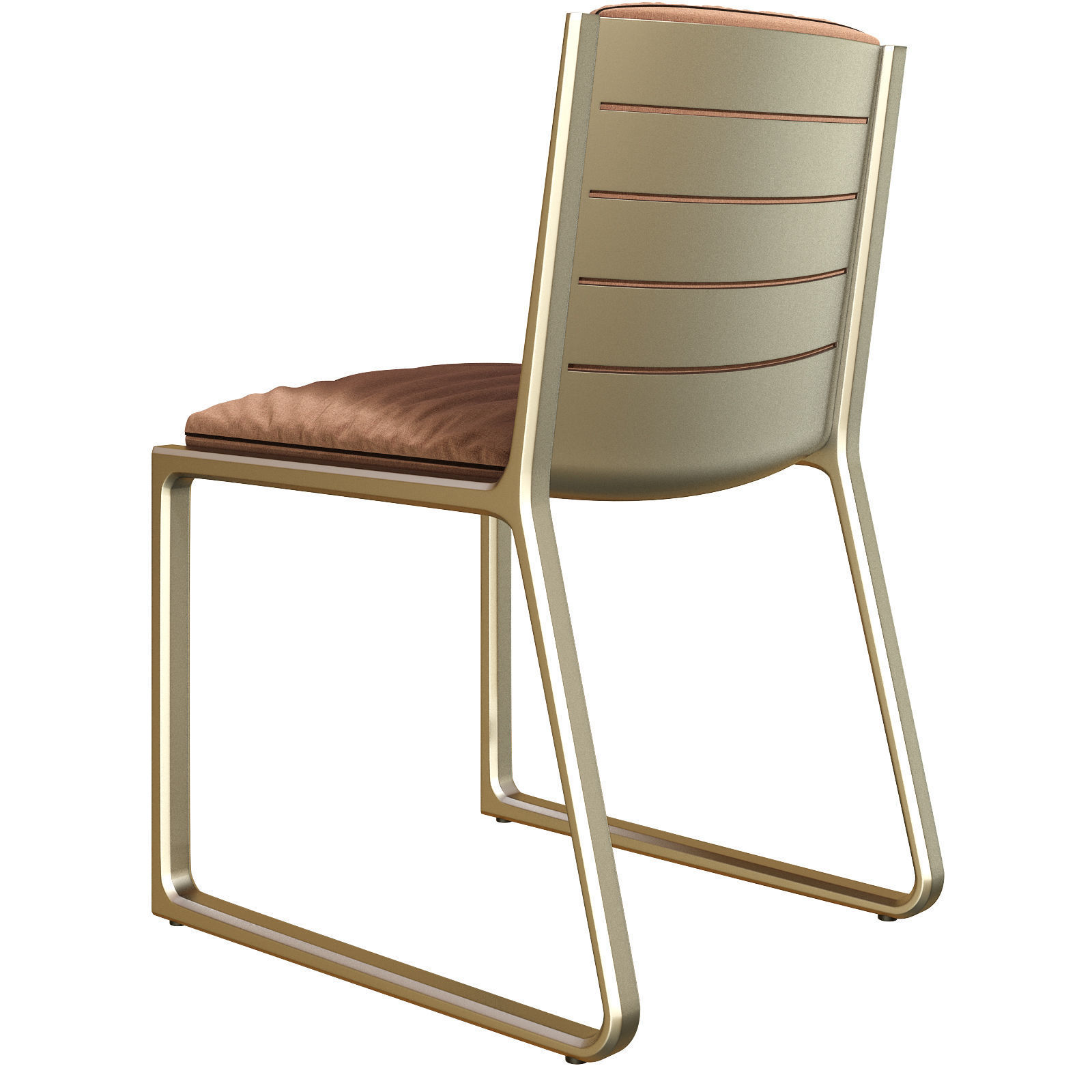 VIETRI SIDE CHAIR 3d model Low-poly 3D model_1