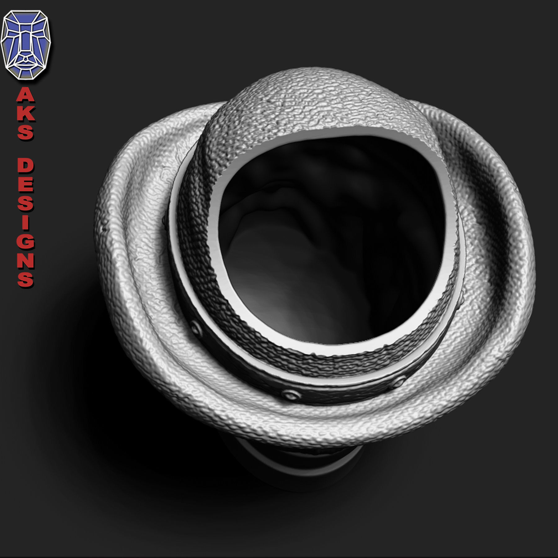 bulldog Gentlemen version 1 Penstand cum flowerpot 3D print model_5