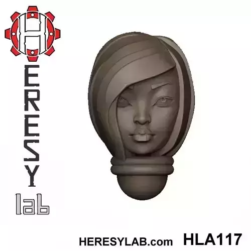 Heresylab - Female Sci-Fi heads for conversions SET 8 of 21