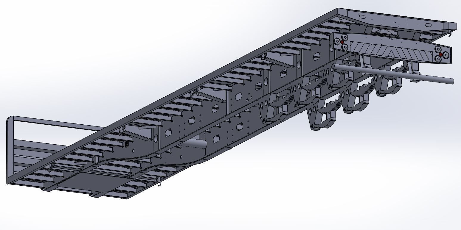 Tri-Axle Flatdeck 3D model_3