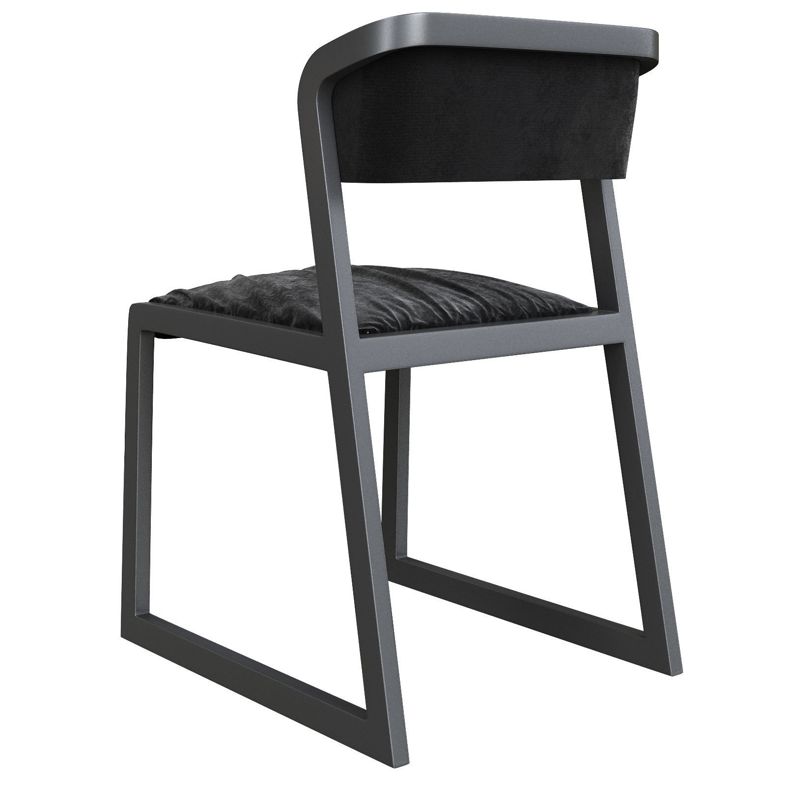 Camerich Ming Dining Chair 3d model Low-poly 3D model_2
