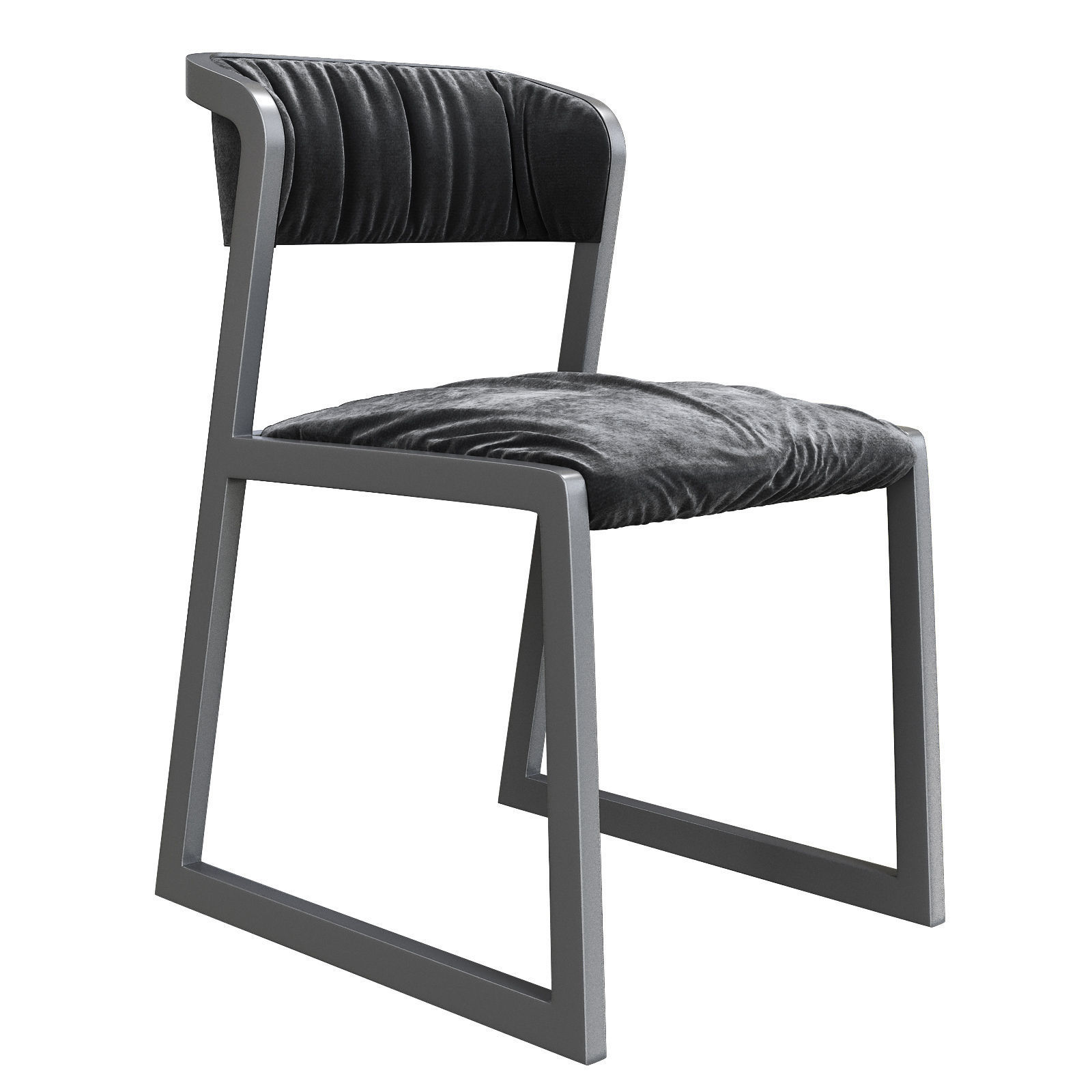 Camerich Ming Dining Chair 3d model Low-poly 3D model_3