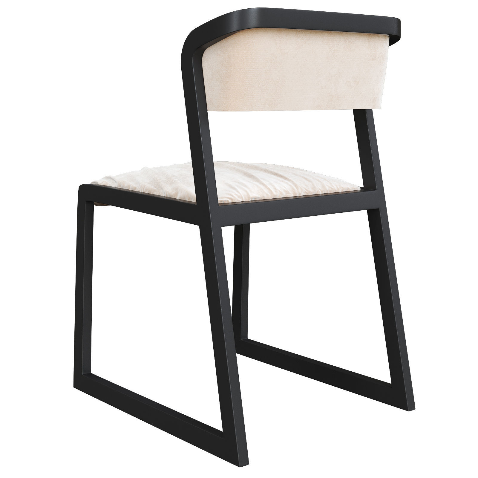 Camerich Ming Dining Chair 3d model Low-poly 3D model_1