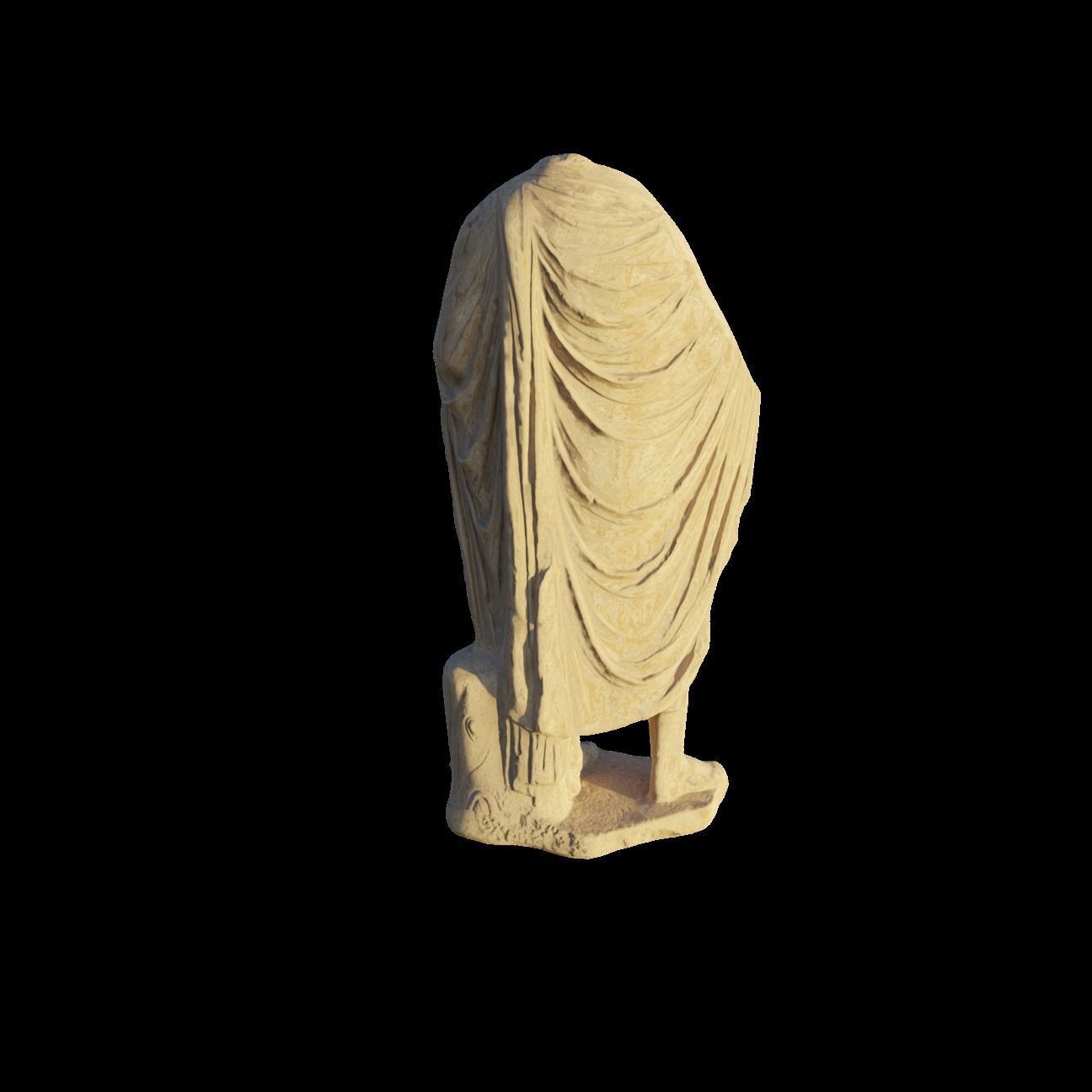 Statues in Canyon Cave 3D model_17