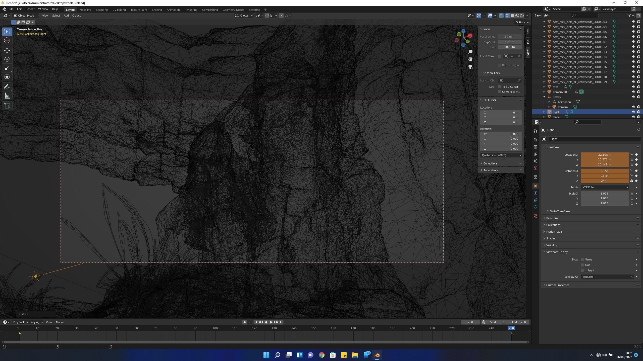 Statues in Canyon Cave 3D model_15