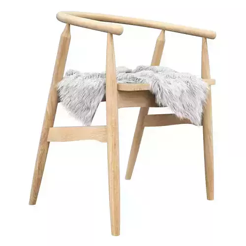 Joybird Rayne Dining Chair 3d model