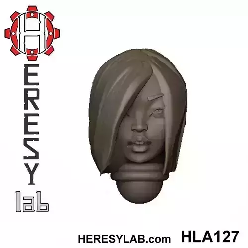 Heresylab - Female Sci-Fi heads for conversions SET 9 of 21