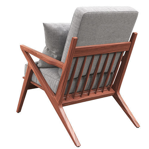 Joybird Soto Chair 3 options 3d model Low-poly 3D model 4