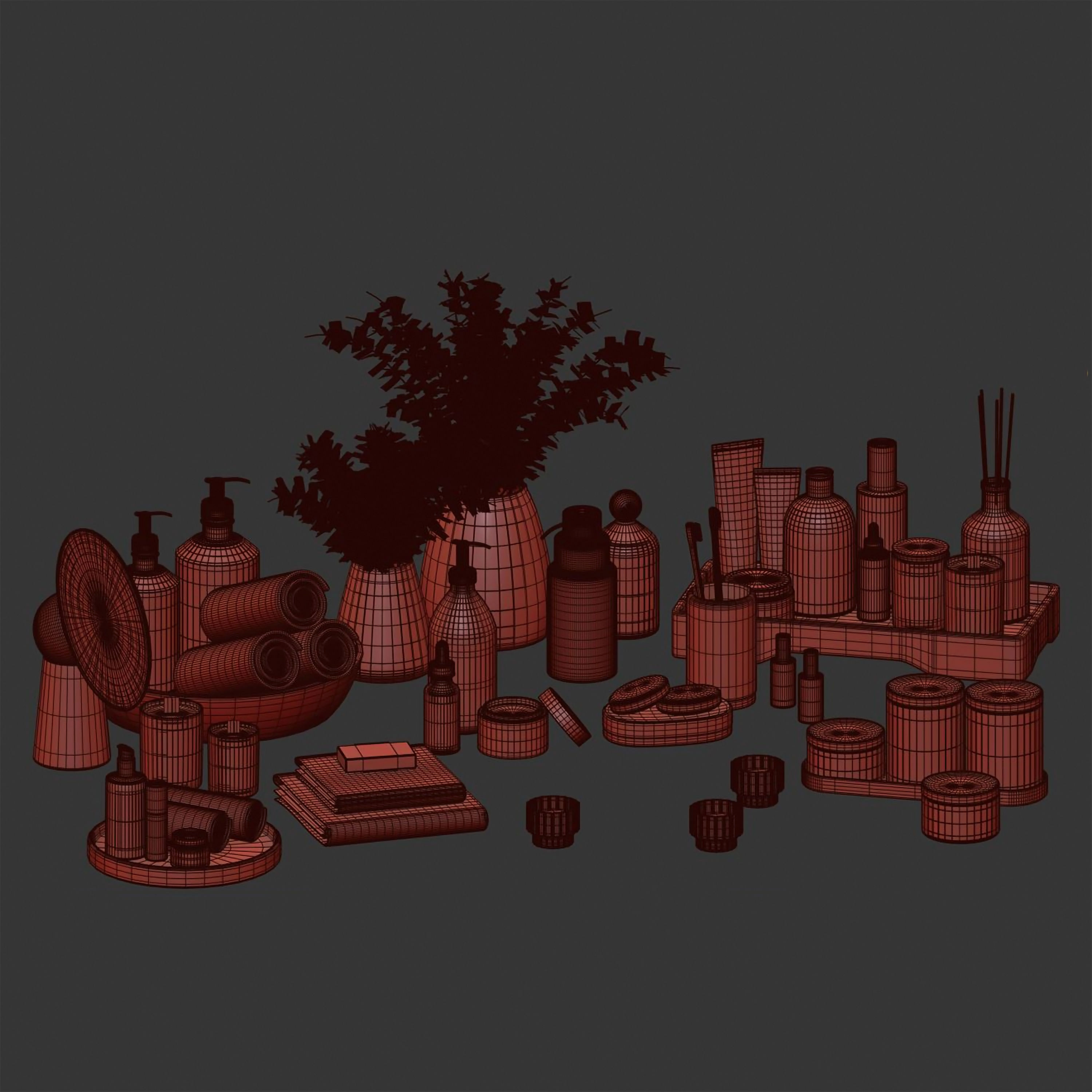 bathroom accessories 0004 3D model_6