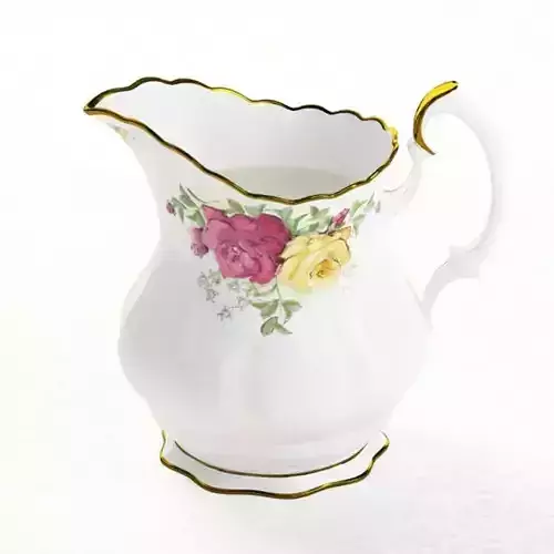 White Porcelain Milk Jug