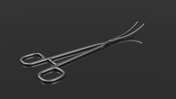 Dissection Clamp Surgical Equipment 3D model