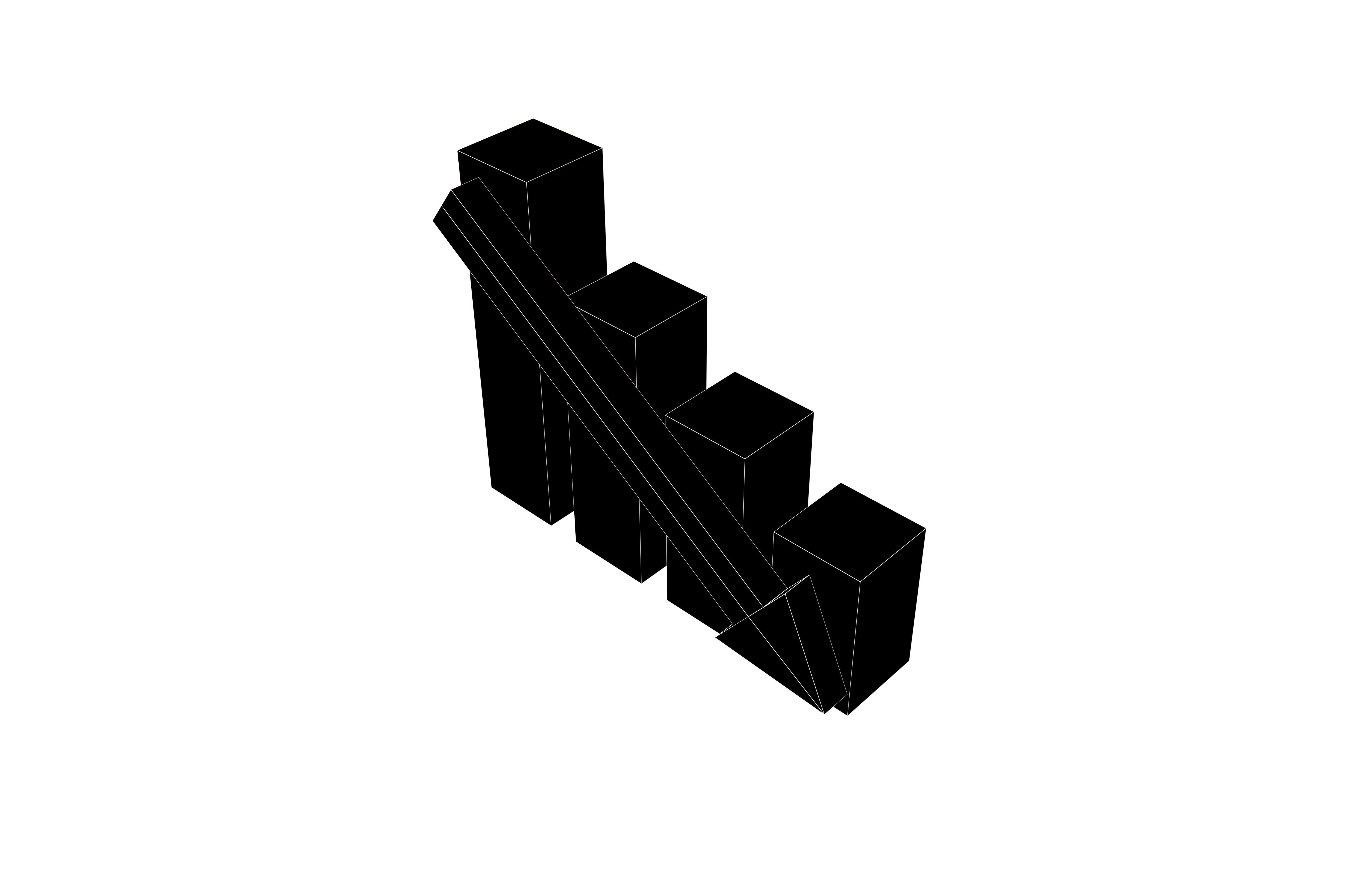 3D model Bar Chart Decrease Icon v1 001 VR / AR / low-poly | CGTrader