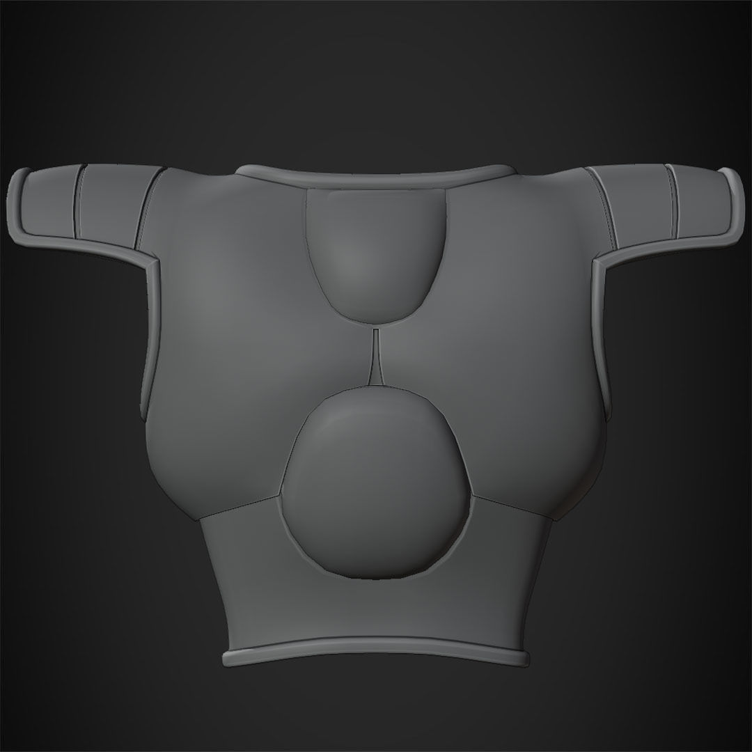 Broly Battle Armor for Cosplay 3D print model_17