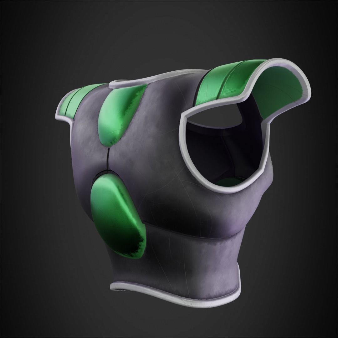 Broly Battle Armor for Cosplay 3D print model_7