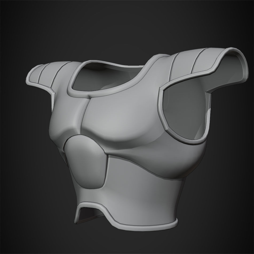 Broly Battle Armor for Cosplay 3D print model_11