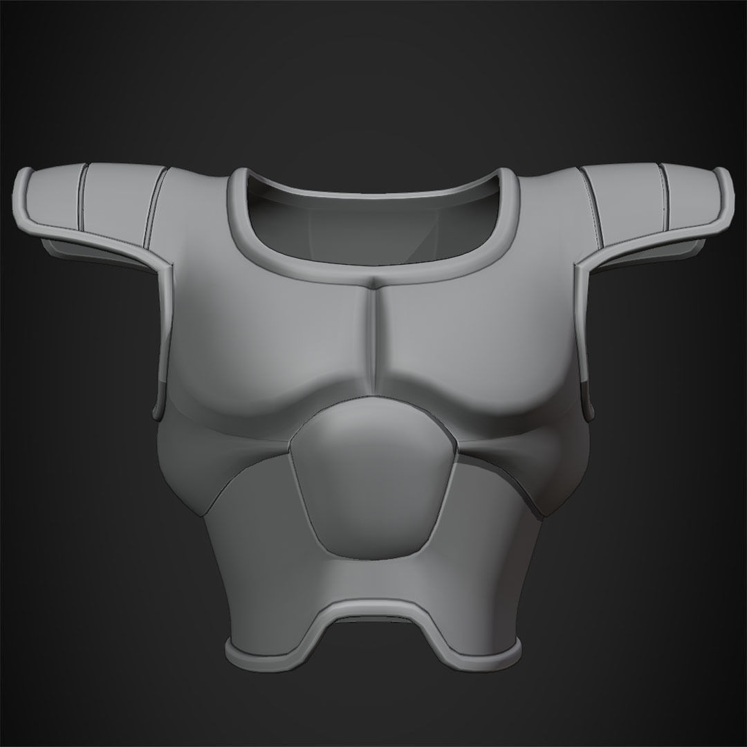 Broly Battle Armor for Cosplay 3D print model_13