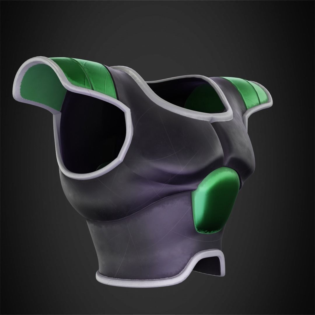 Broly Battle Armor for Cosplay 3D print model_9