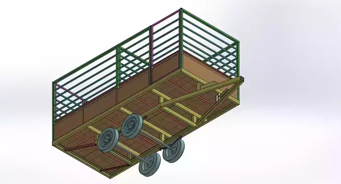 Small sheep trailer