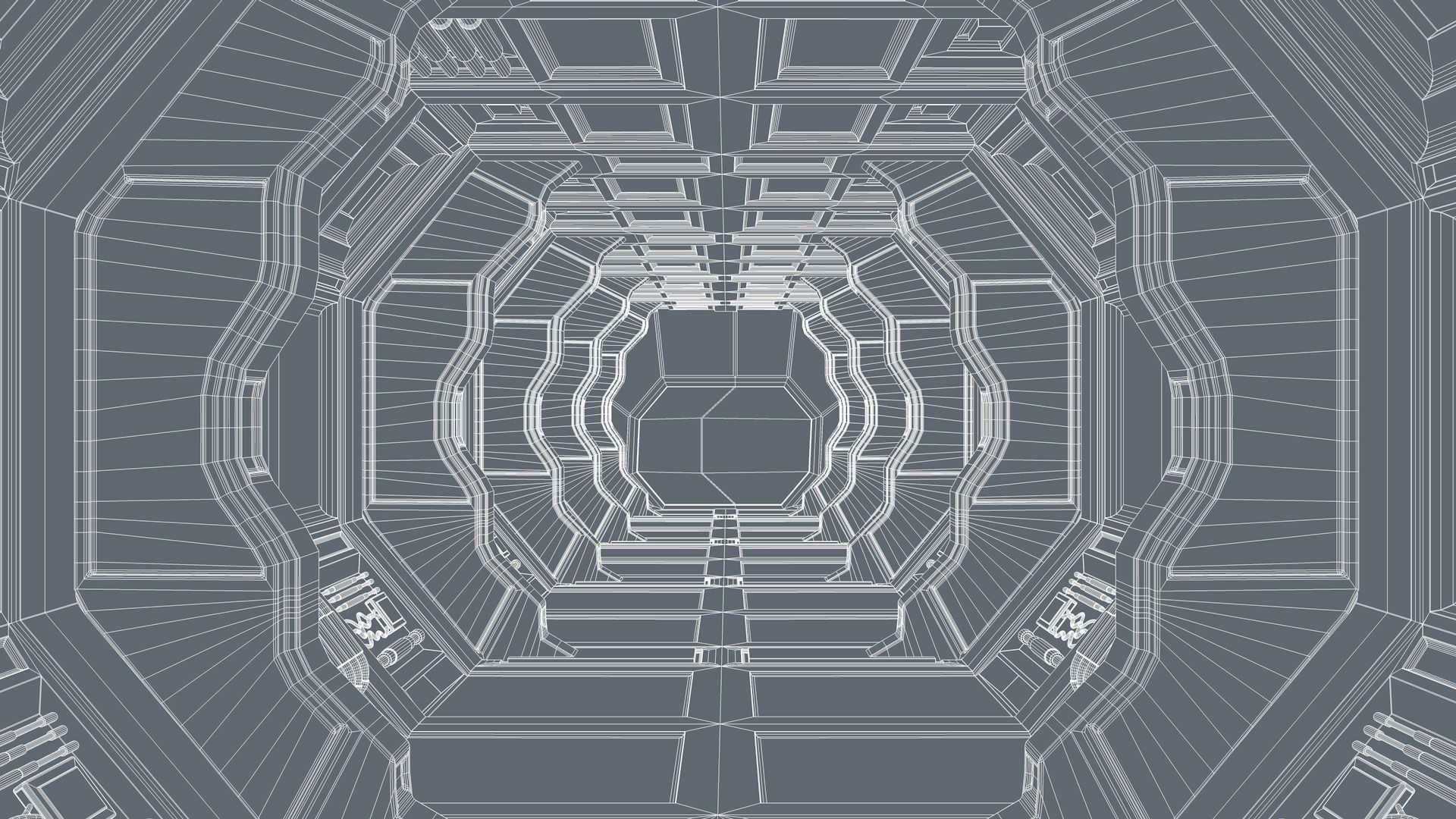 Sci Fi Interior 3D model_7