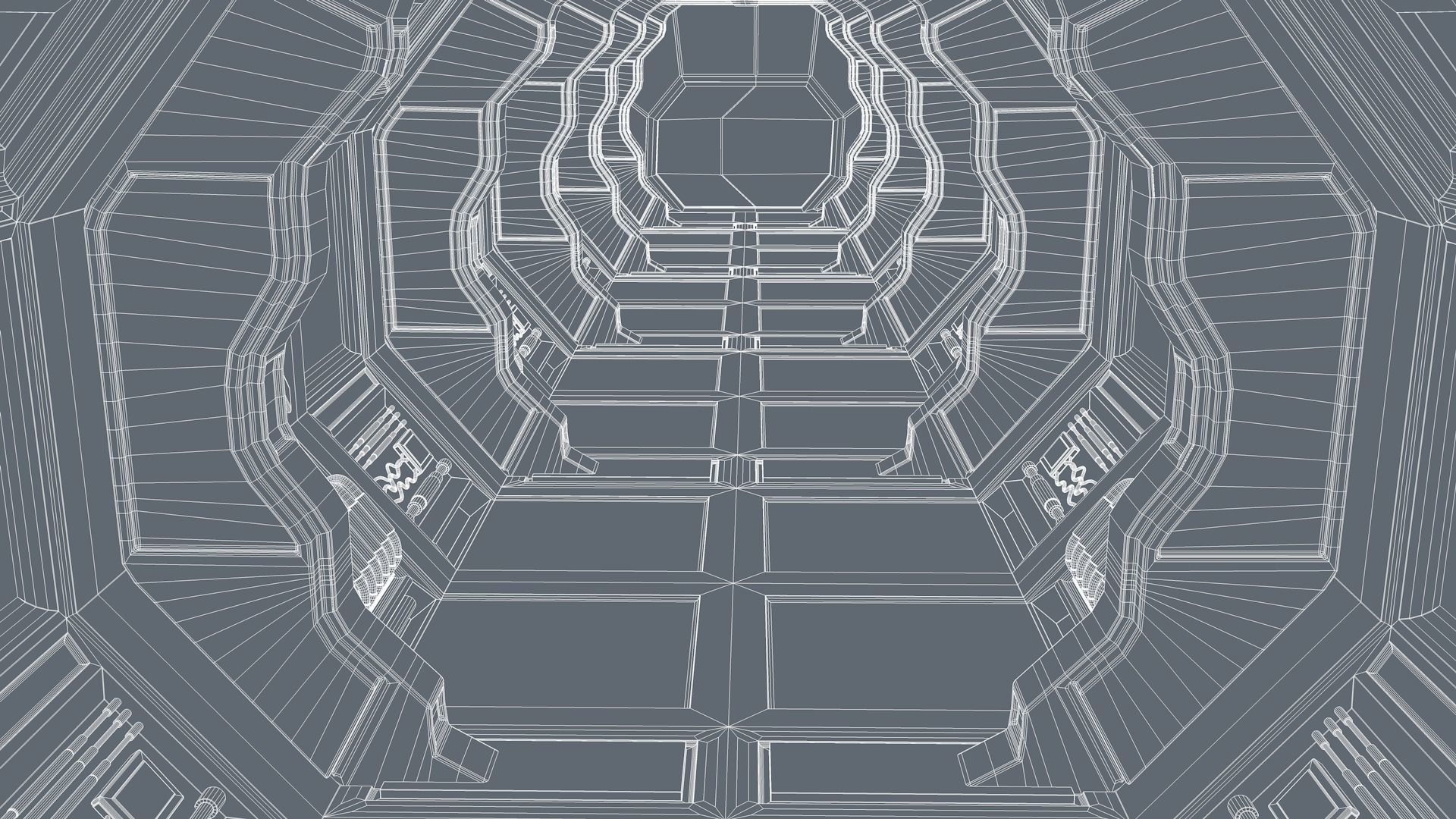 Sci Fi Interior 3D model_9