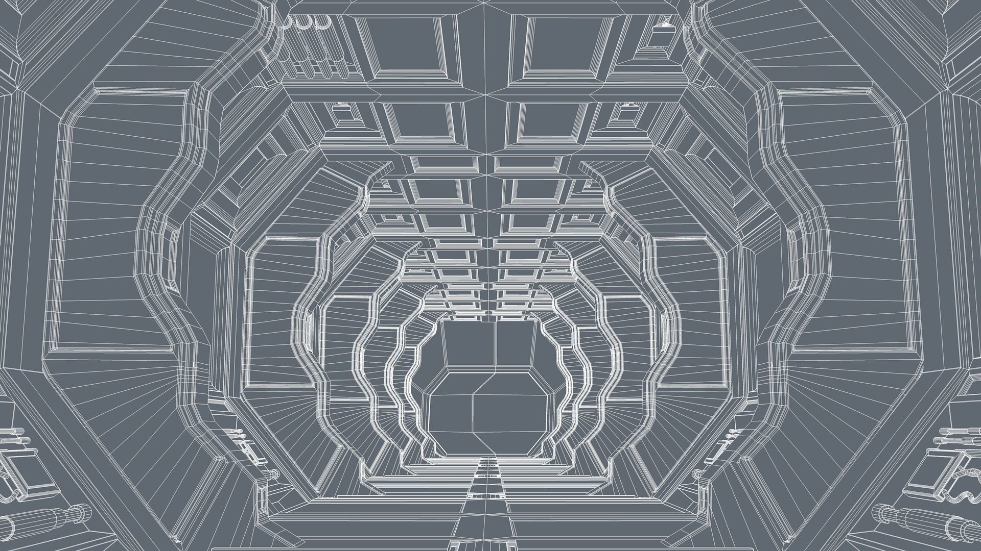 Sci Fi Interior 3D model_8