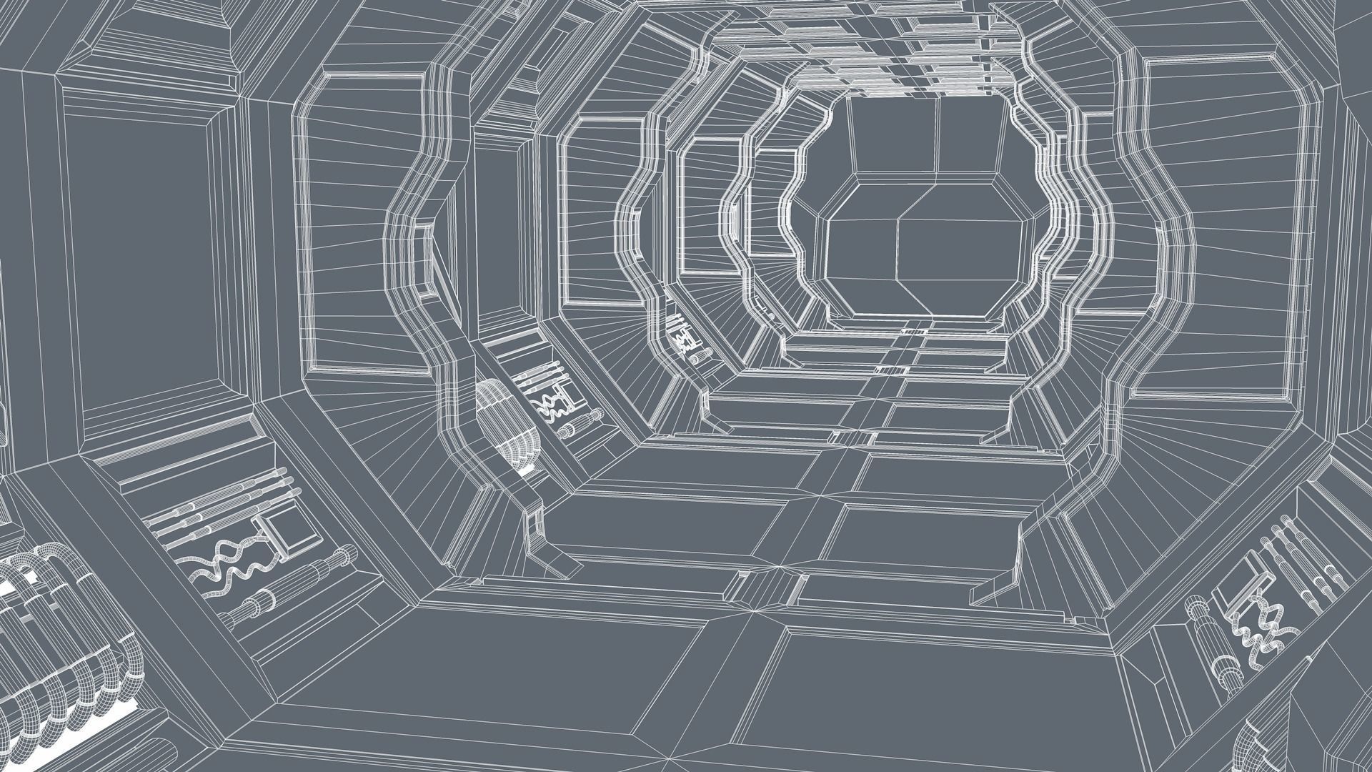 Sci Fi Interior 3D model_10
