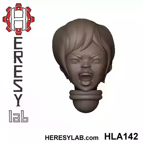 Heresylab - Female Sci-Fi heads for conversions SET 12 of 21