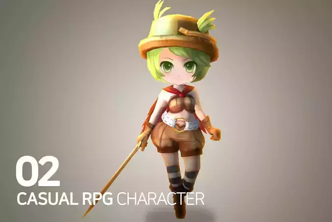 Casual RPG Character - 2 Anna