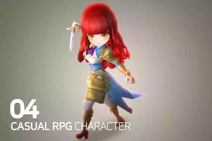 Casual RPG Character - 4 Avelyn