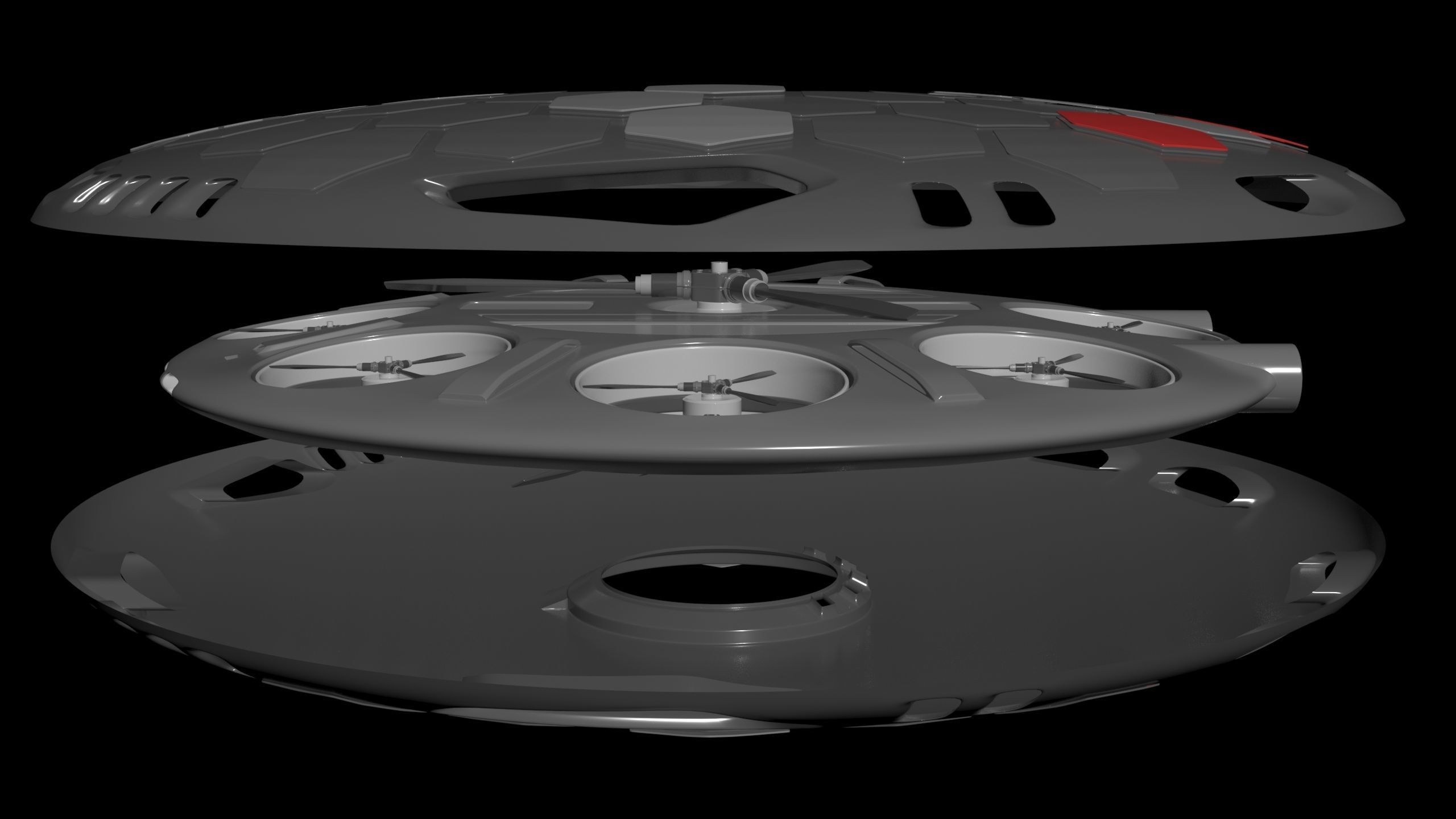 Dutch Industrial Space Company - Concept 02 3D model_17