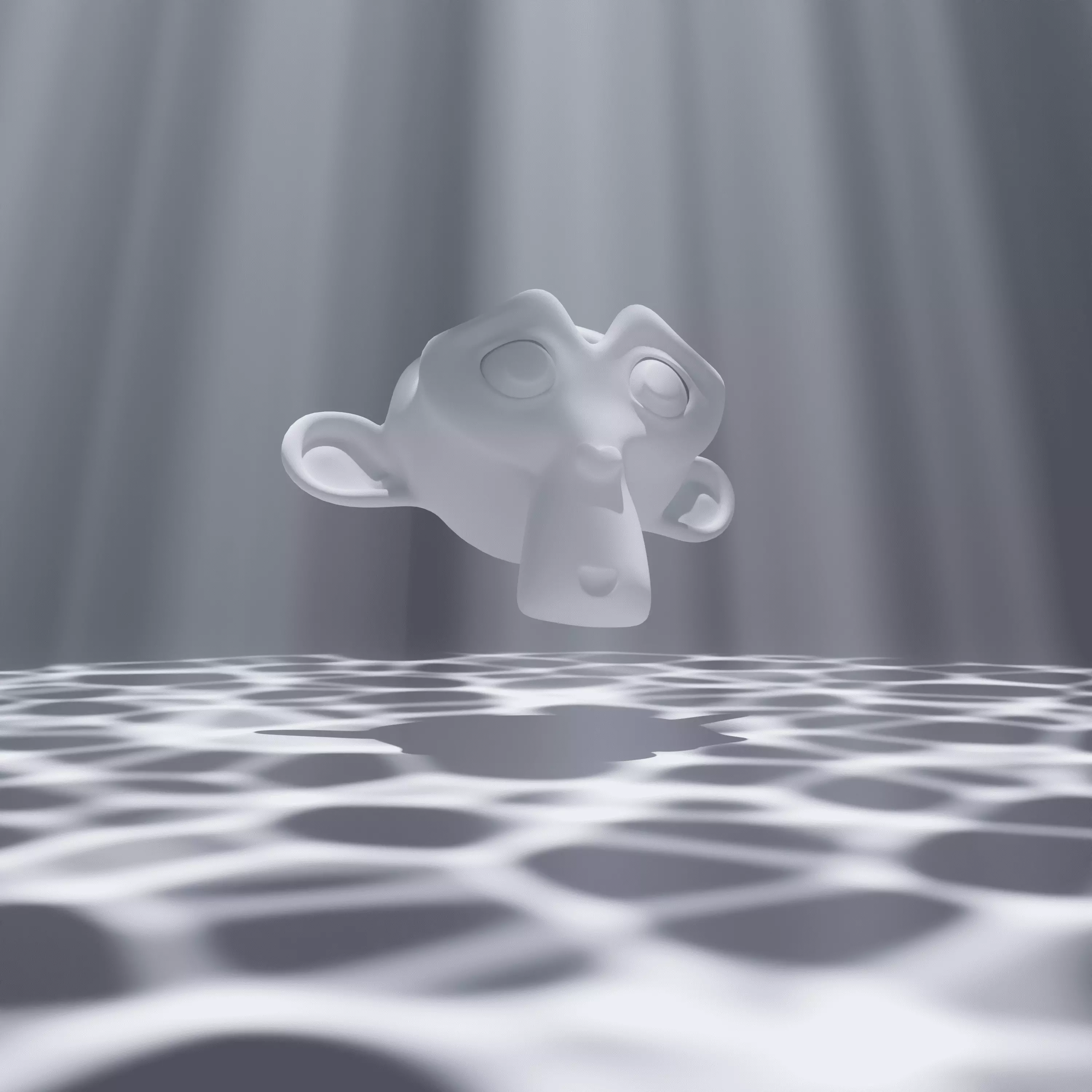 Caustics in blender 3D model_0