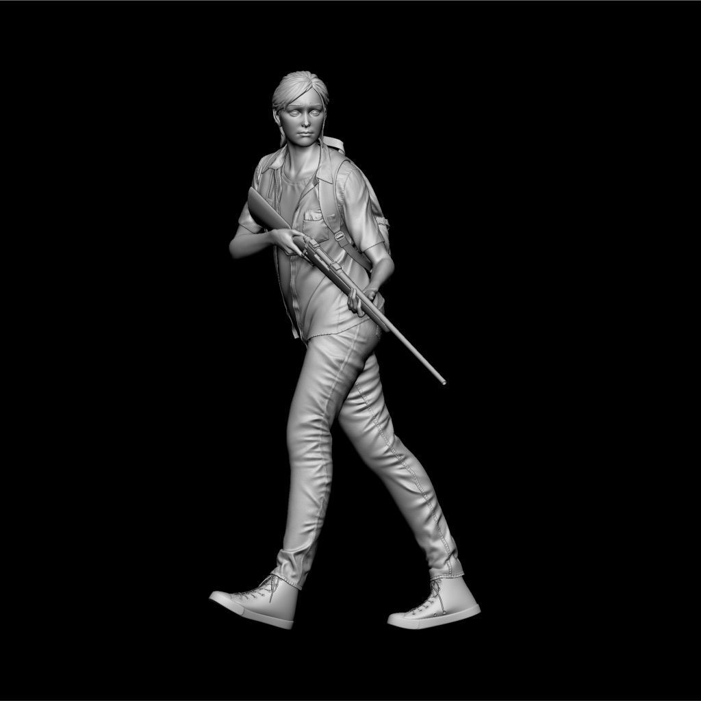  Ellie TLOU2 3D print model_2