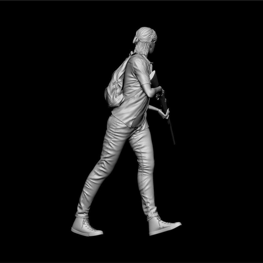  Ellie TLOU2 3D print model_7