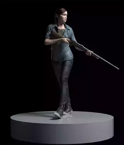  Ellie TLOU2 3D print model