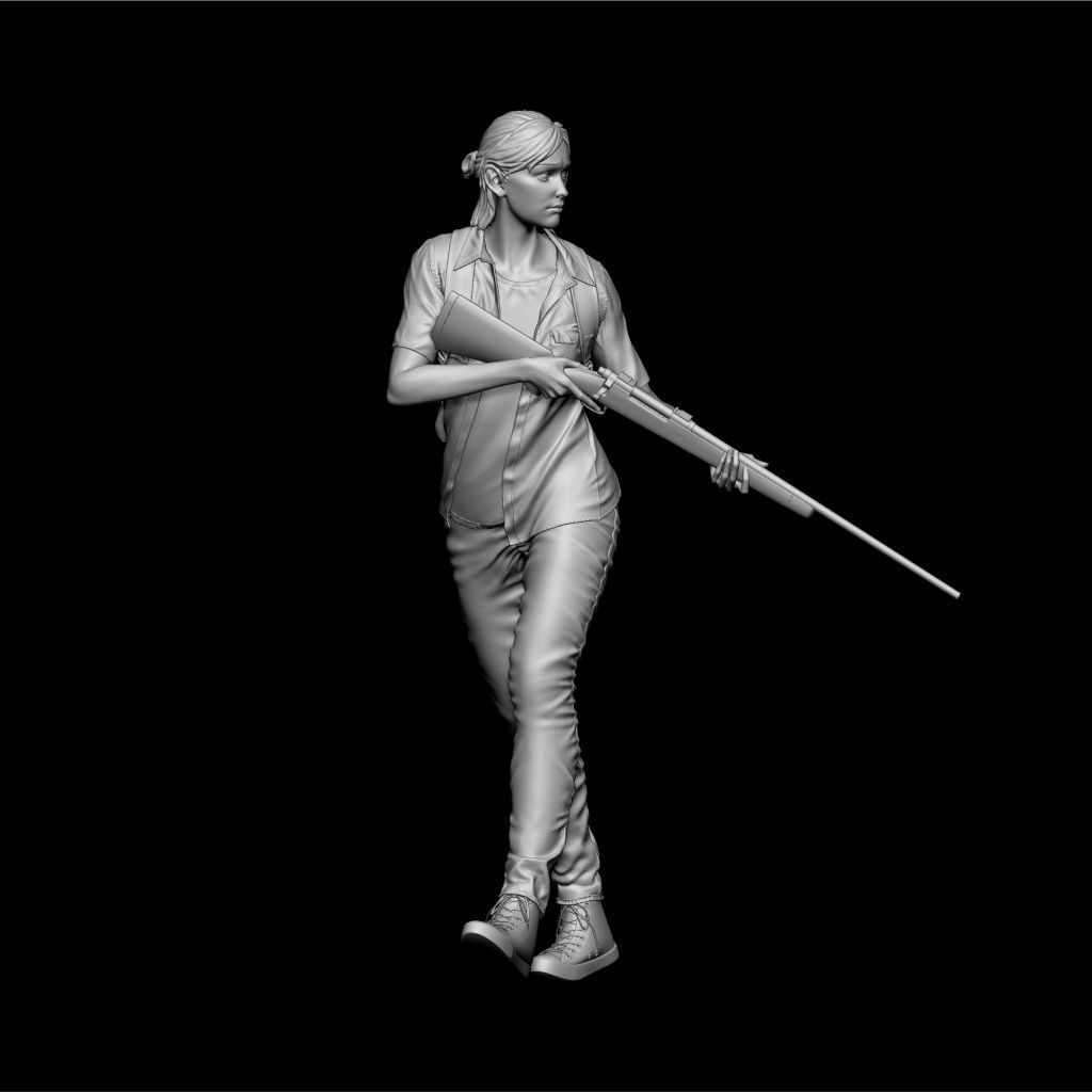  Ellie TLOU2 3D print model_1