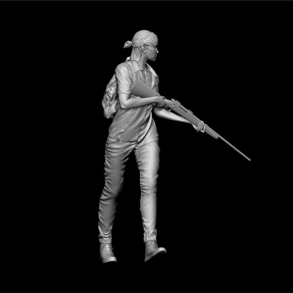  Ellie TLOU2 3D print model_8