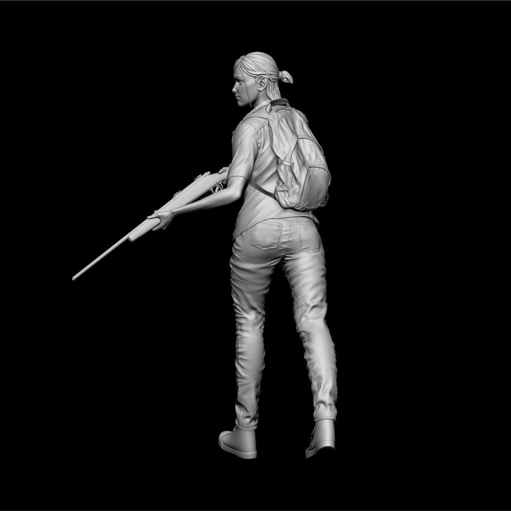  Ellie TLOU2 3D print model_4