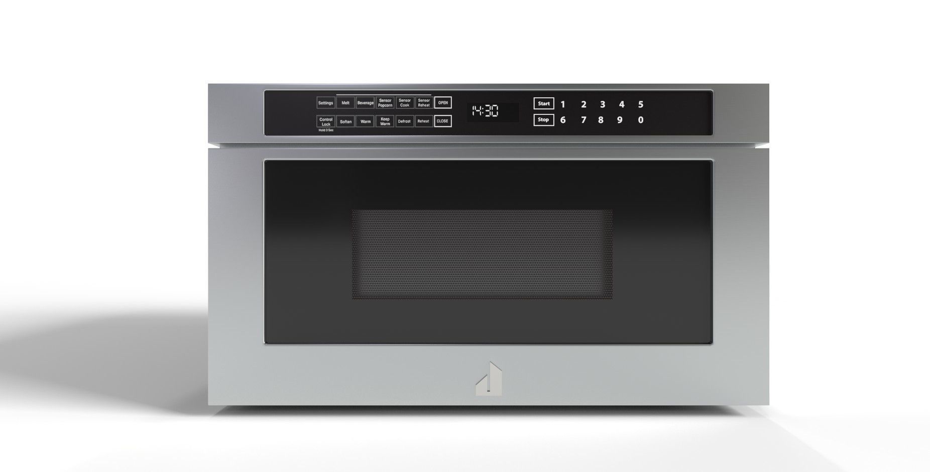 Jenn Air 24 Inch Under Counter Microwave Oven with Drawer Design 3D