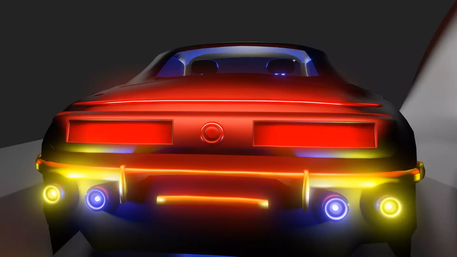 Car antique 3D model_0