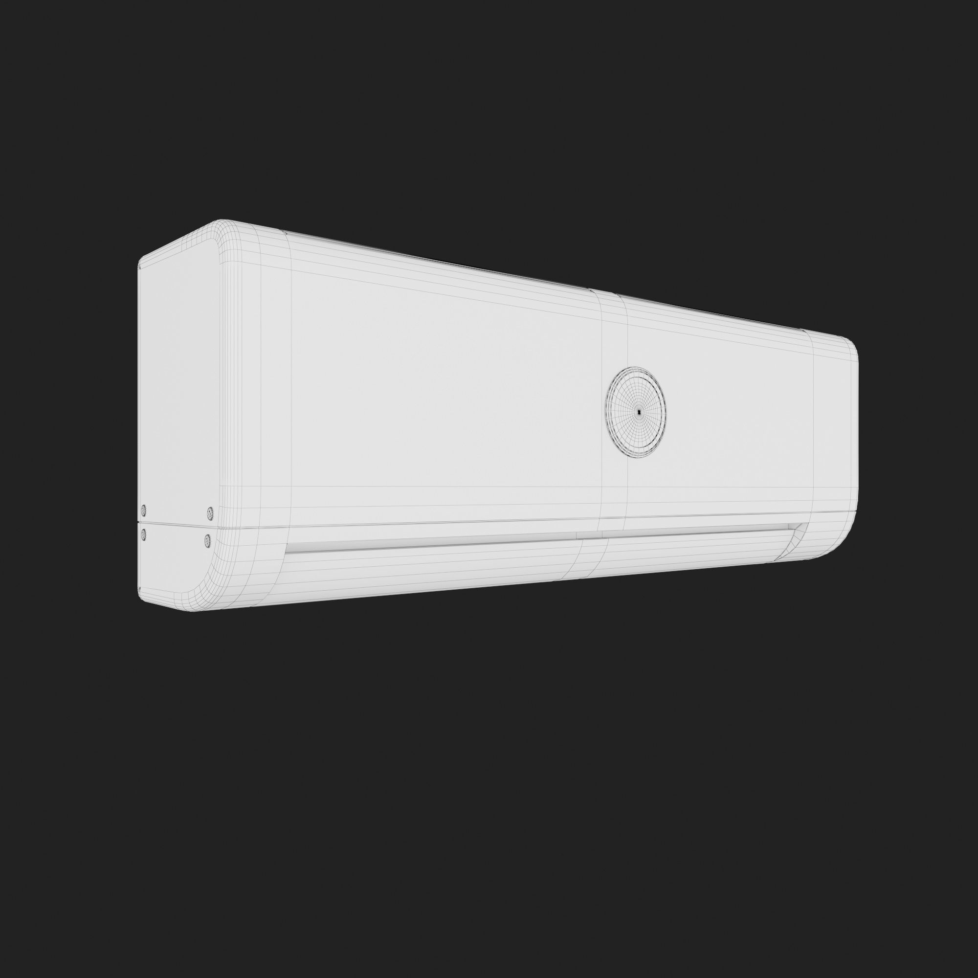 Wall Air Conditioner 9 3D model_1
