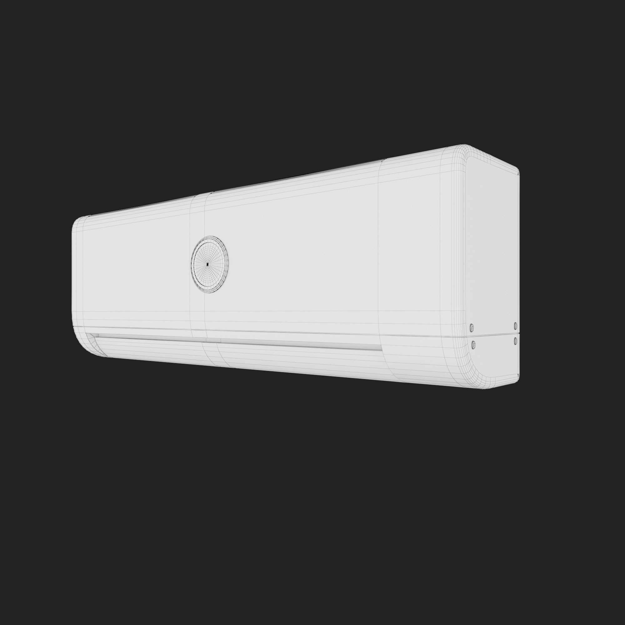 Wall Air Conditioner 9 3D model_5