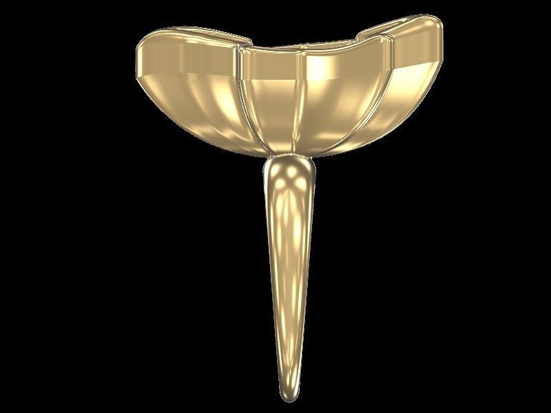 Contemporary Star Pearl ring stl verified  3D print model_15