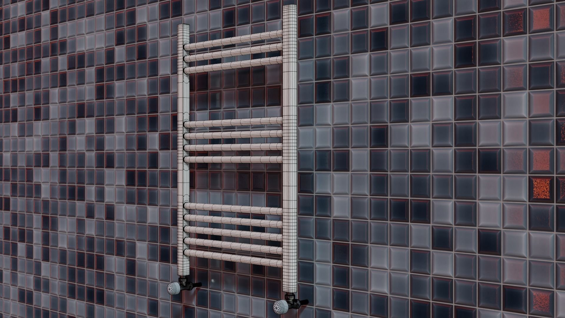 Towel Radiator 3D model_3