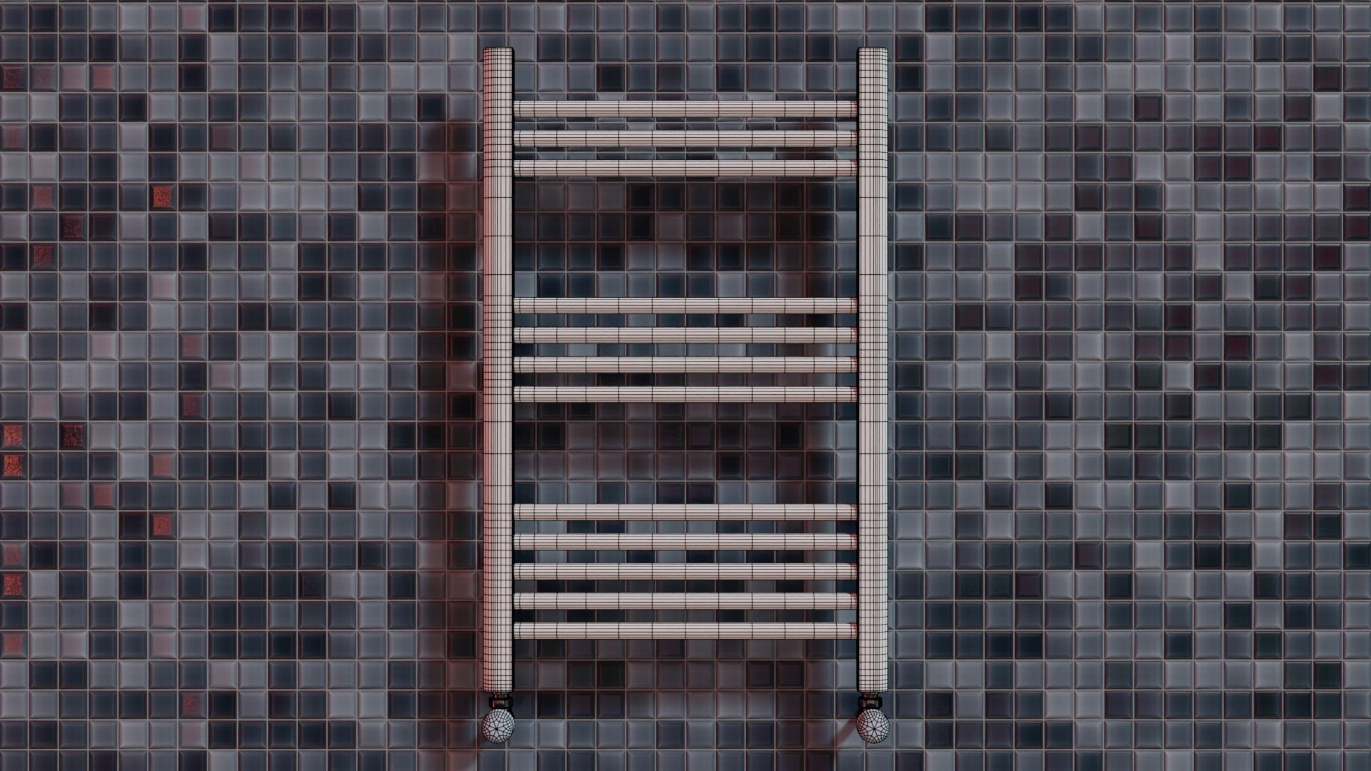 Towel Radiator 3D model_2