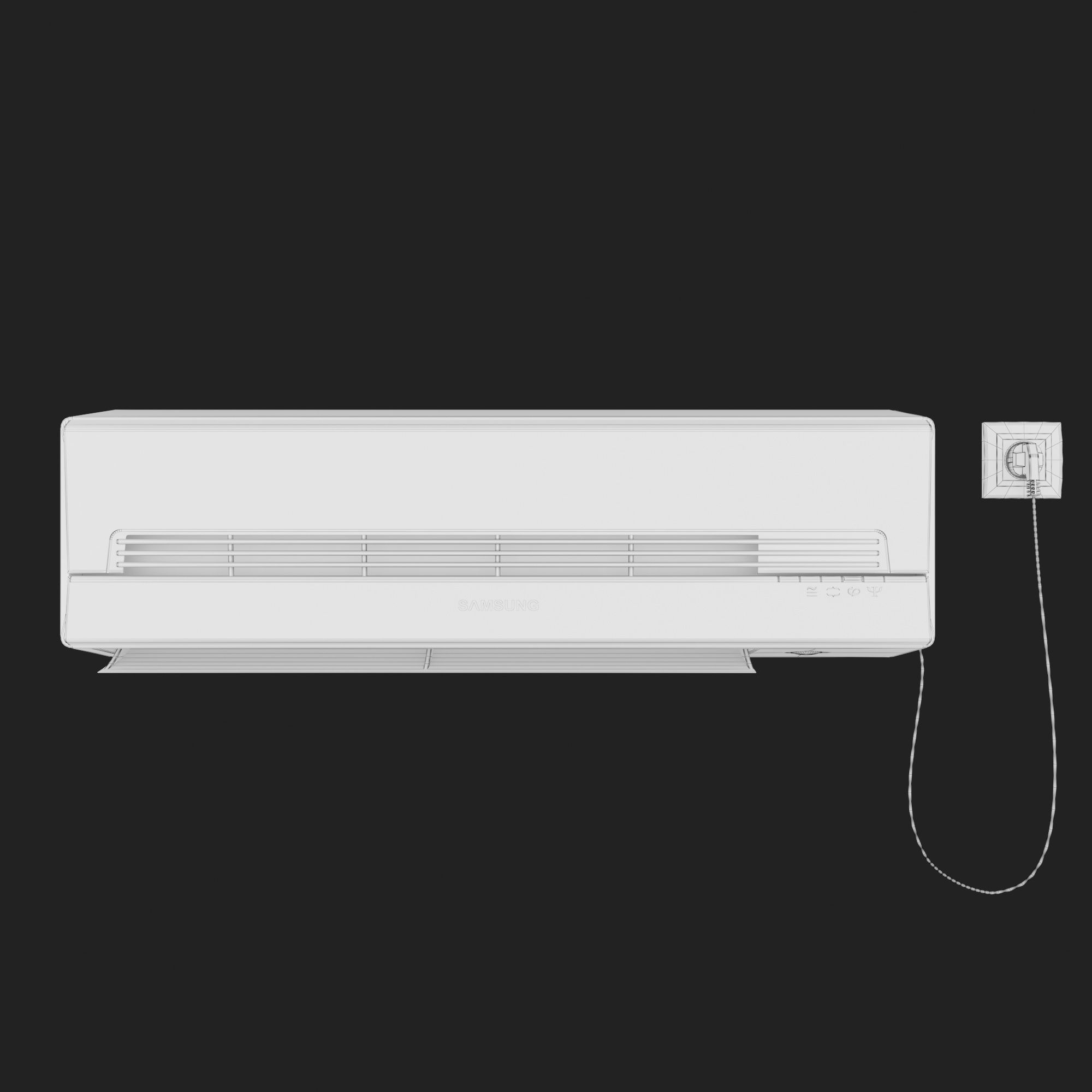 Wall Air Conditioner 11 3D model_3