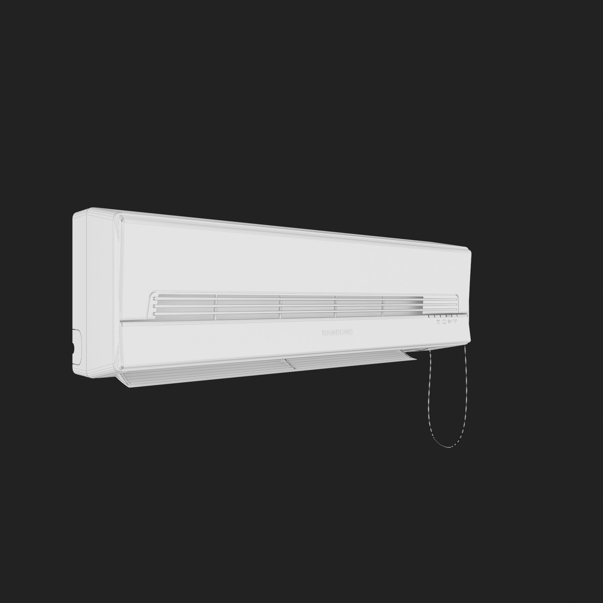 Wall Air Conditioner 11 3D model_1