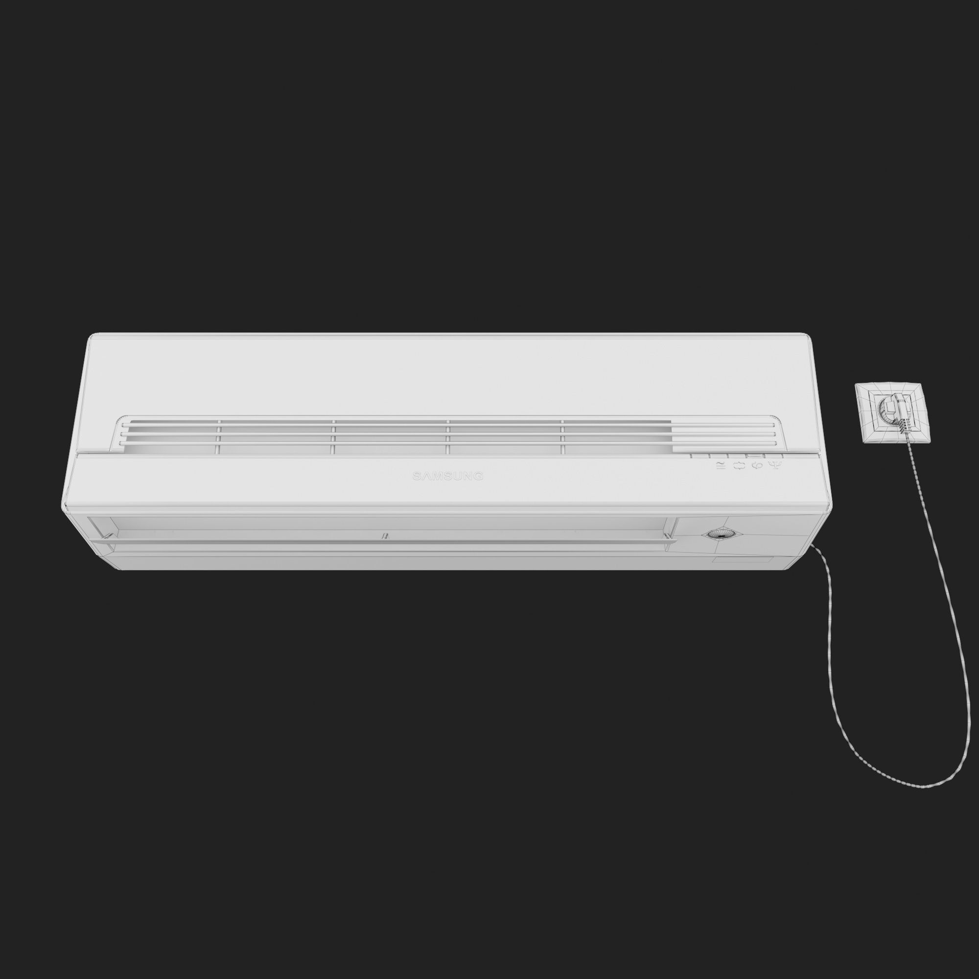 Wall Air Conditioner 11 3D model_9