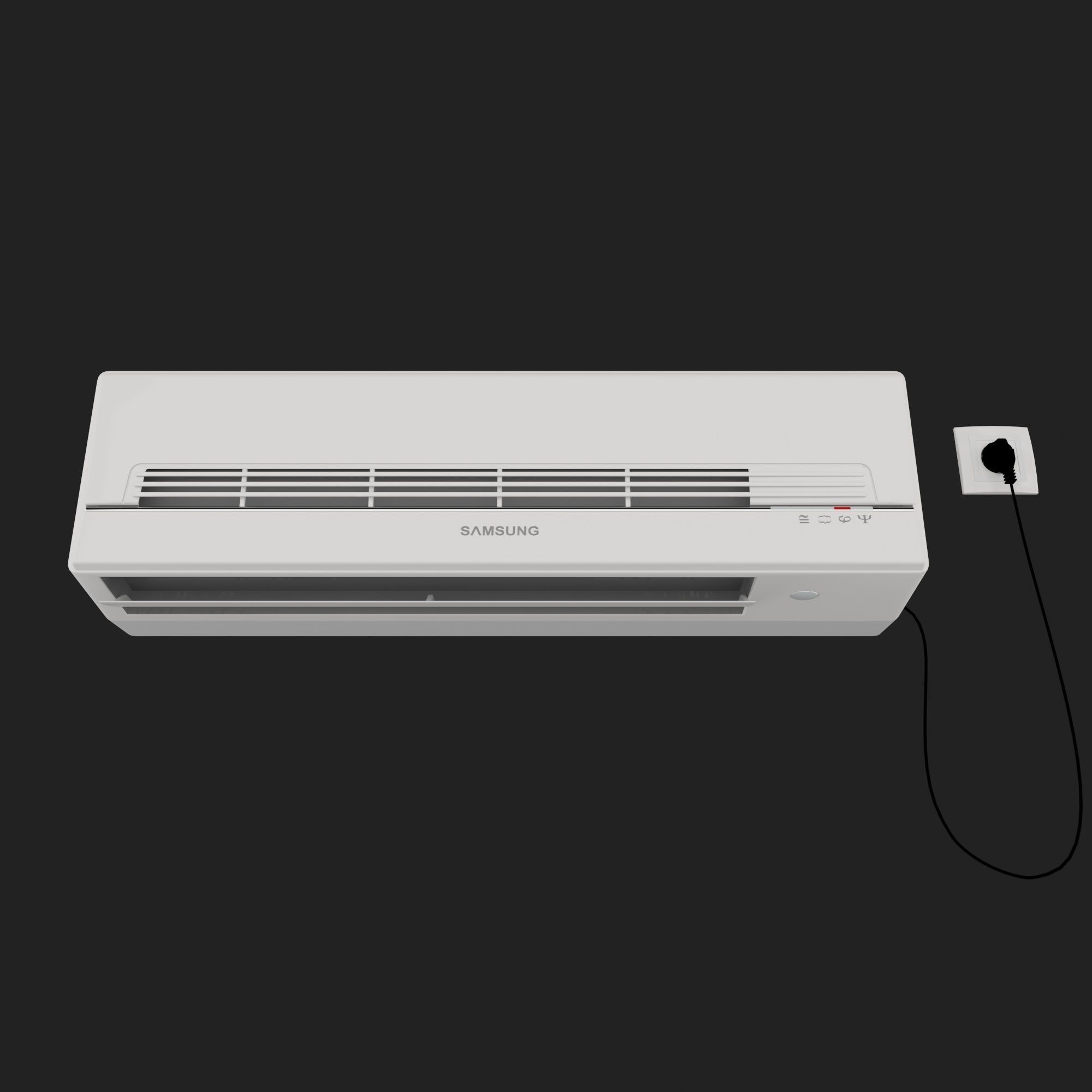 Wall Air Conditioner 11 3D model_8