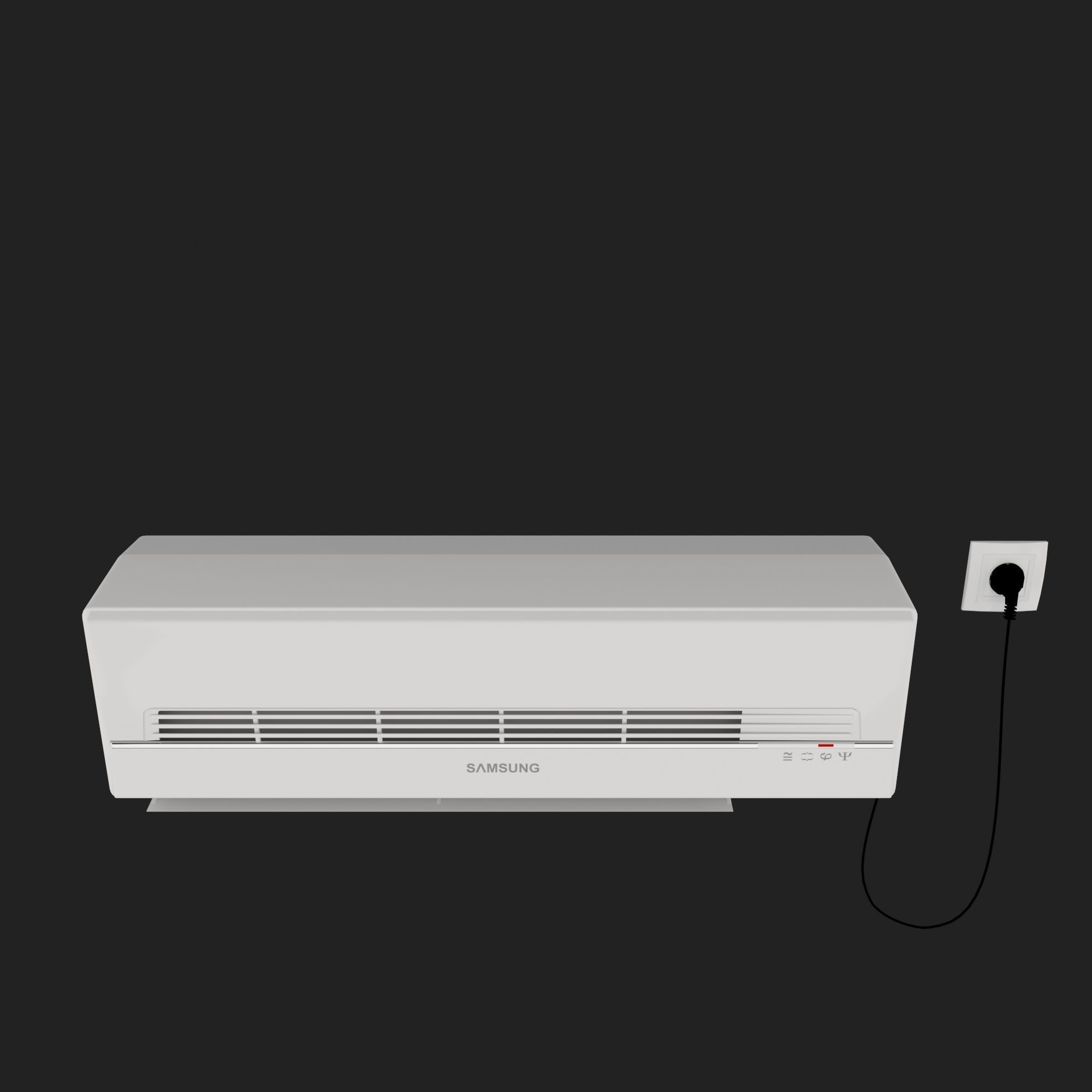 Wall Air Conditioner 11 3D model_6