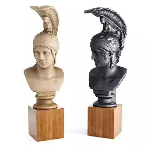 Mars sculpture bust